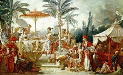 Feast of the Chinese Emperor (Study for a Tapestry Cartoon) by François Boucher